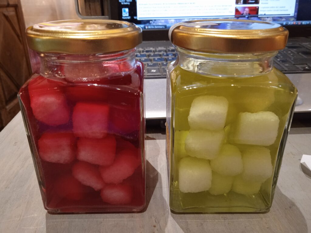 Sucres au génépi et à la framboise